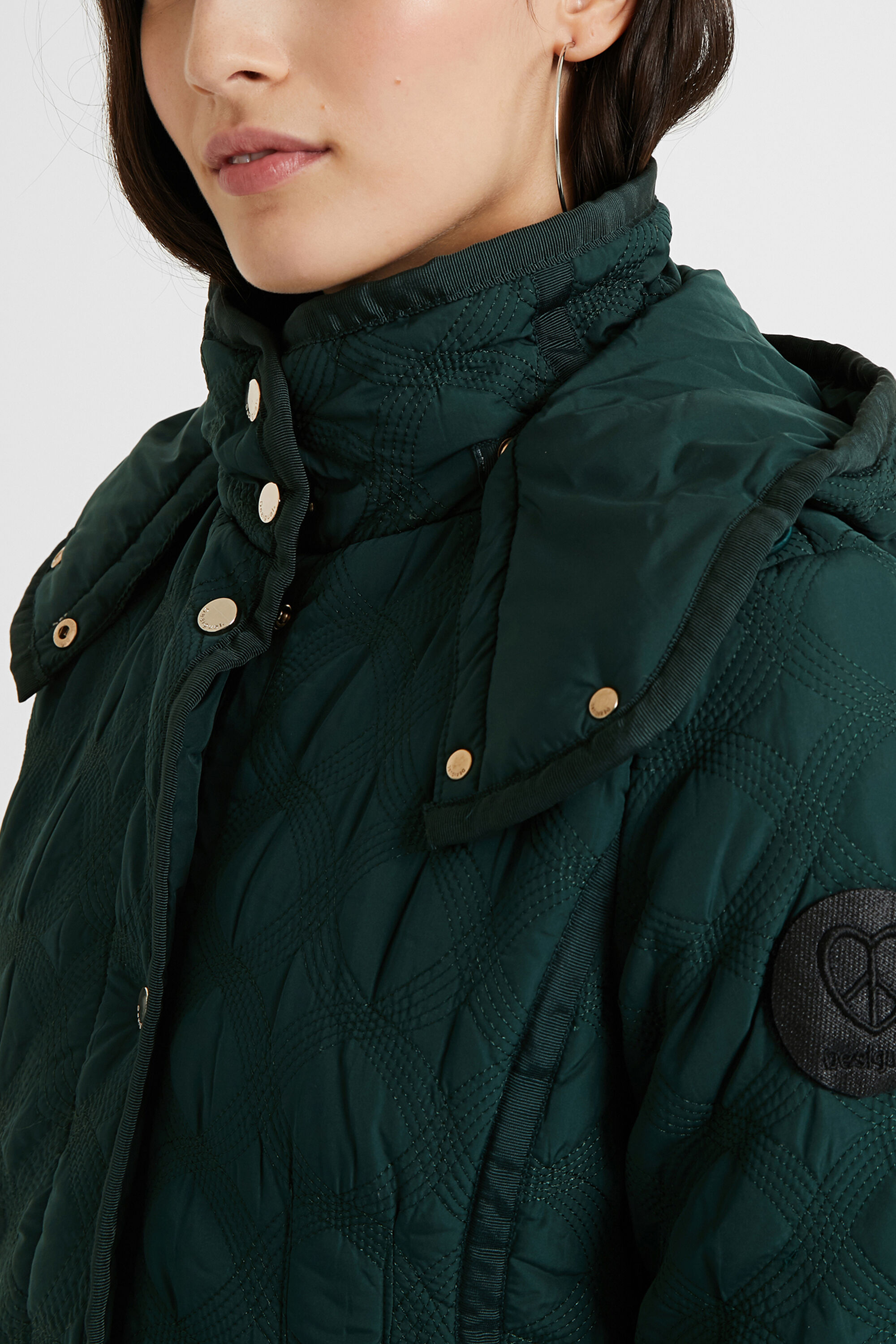 Lesta quilted hotsell slim fit jacket