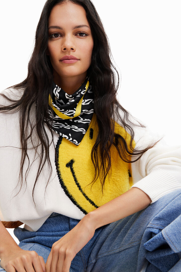 Square Smiley® foulard | Desigual