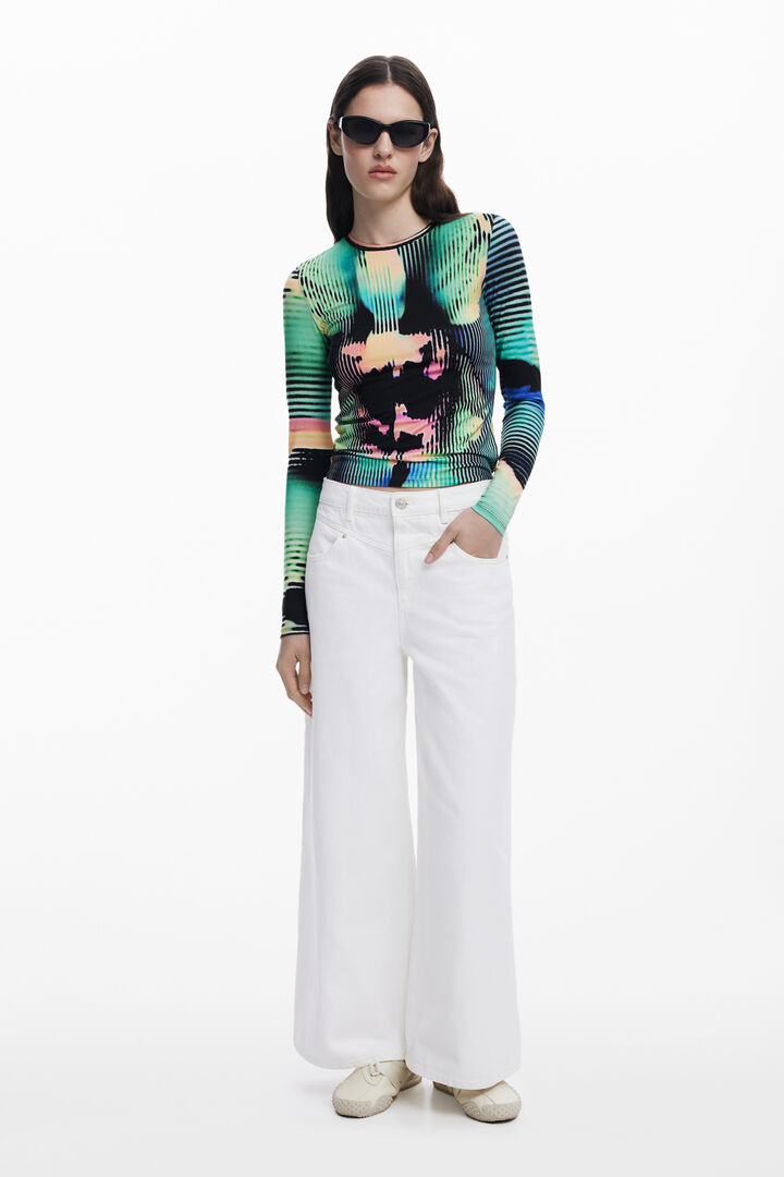 Long-sleeve striped T-shirt | Desigual