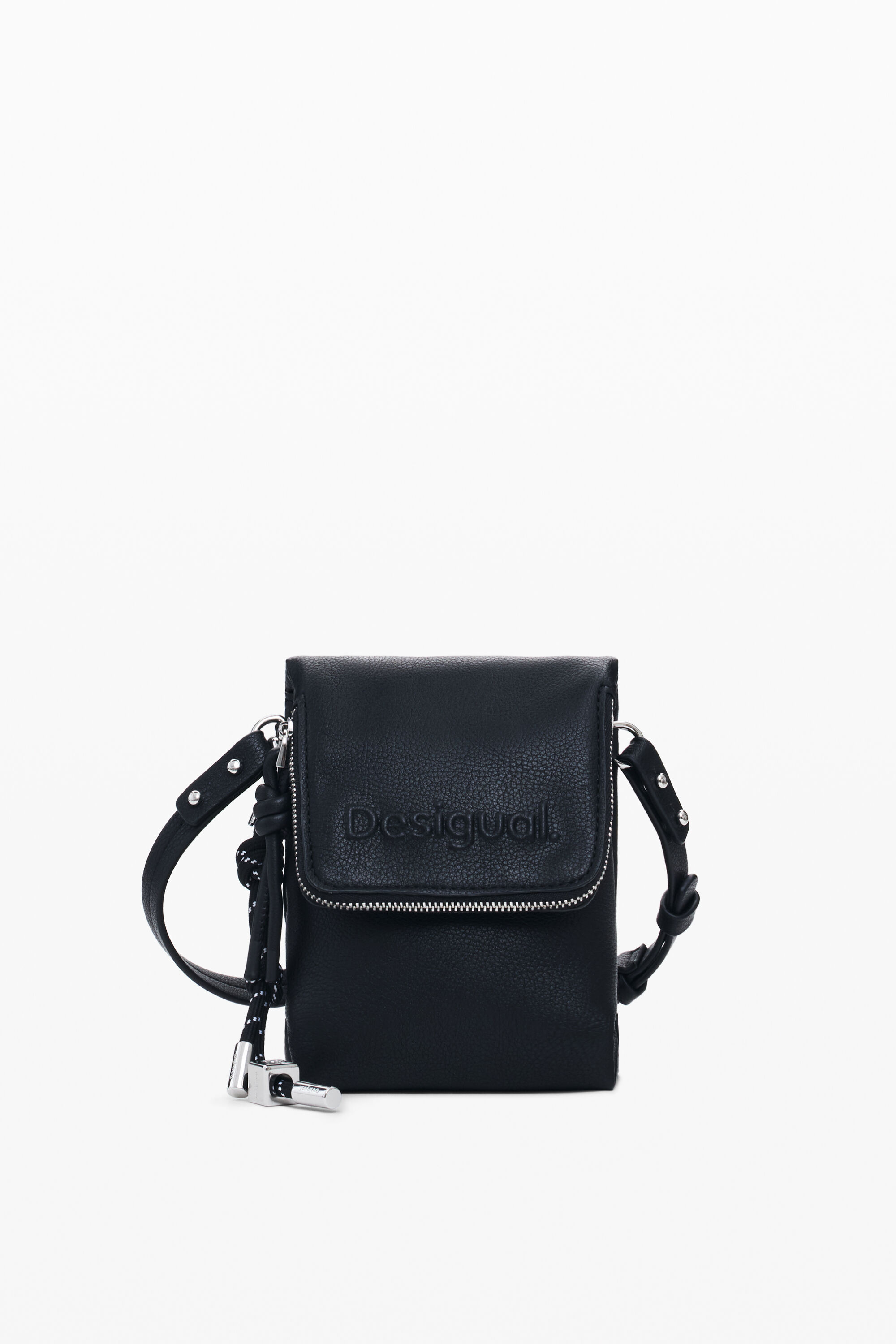 Desigual Mobile Phone Wallet In Black