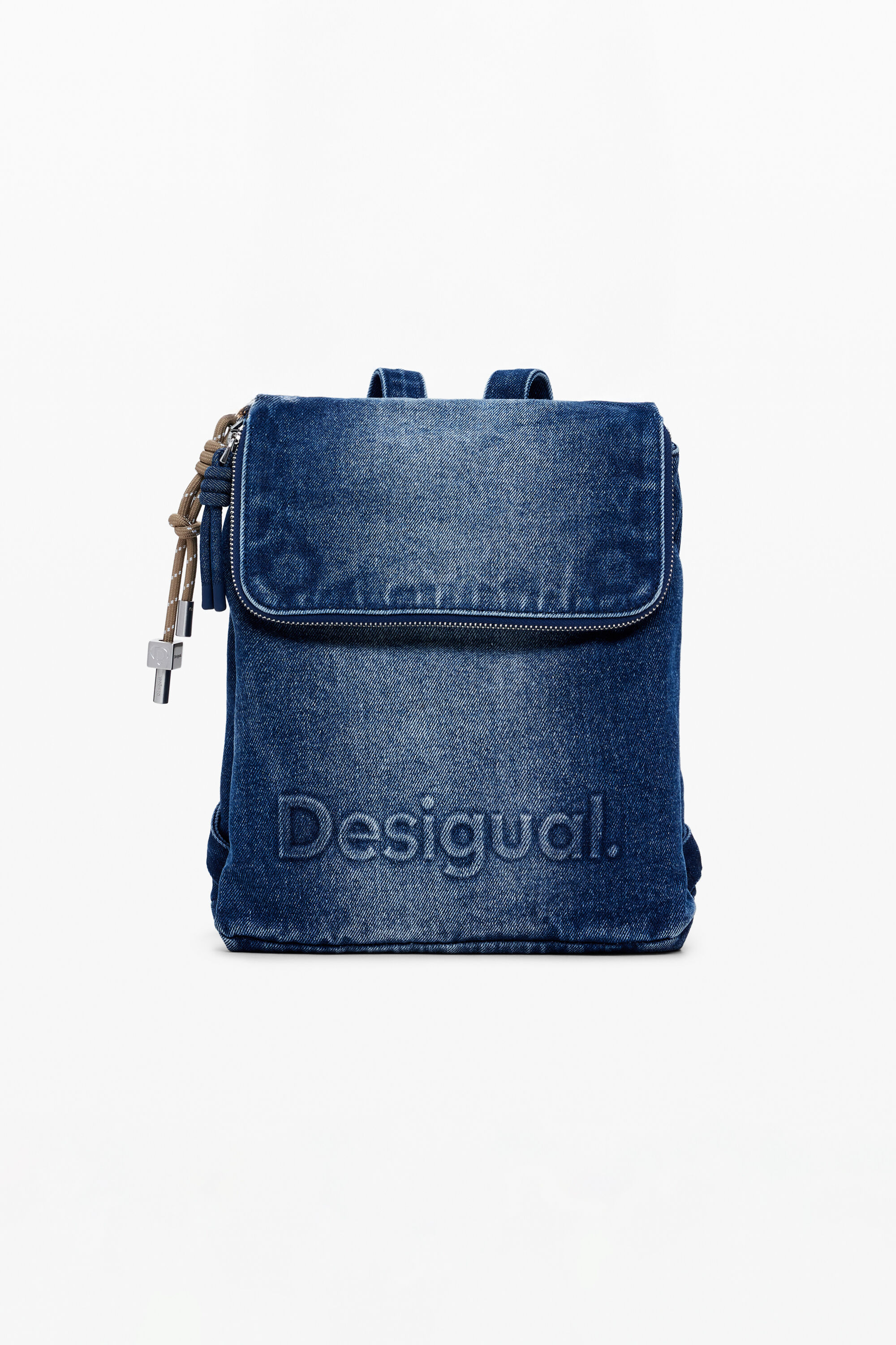 Small denim backpack
