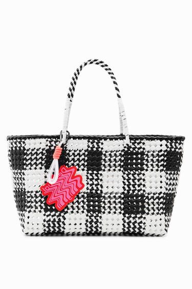 Bolso shopper XL trenzado | Desigual