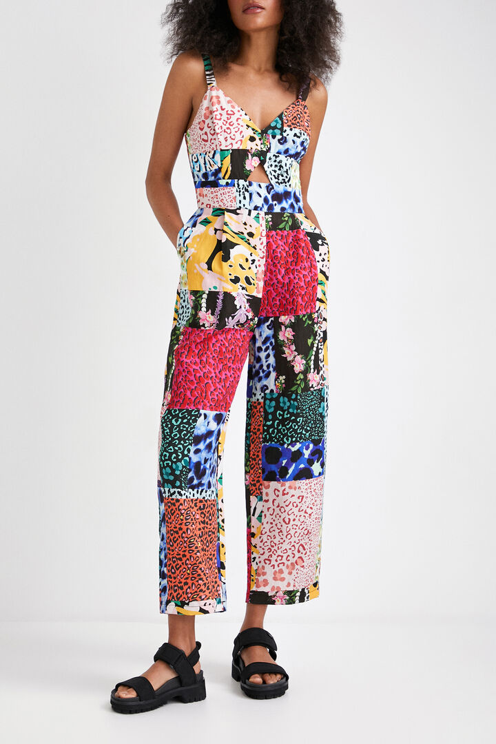 Printed patchwork jumpsuit | Desigual