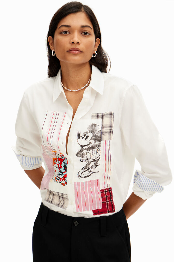 Patchwork Mickey Mouse shirt | Desigual