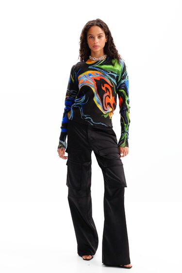 Marbled pullover | Desigual