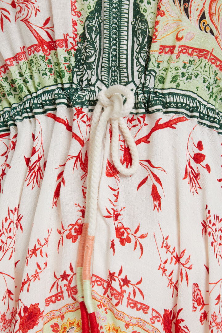 Kaftan blouse ethnic motifs | Desigual