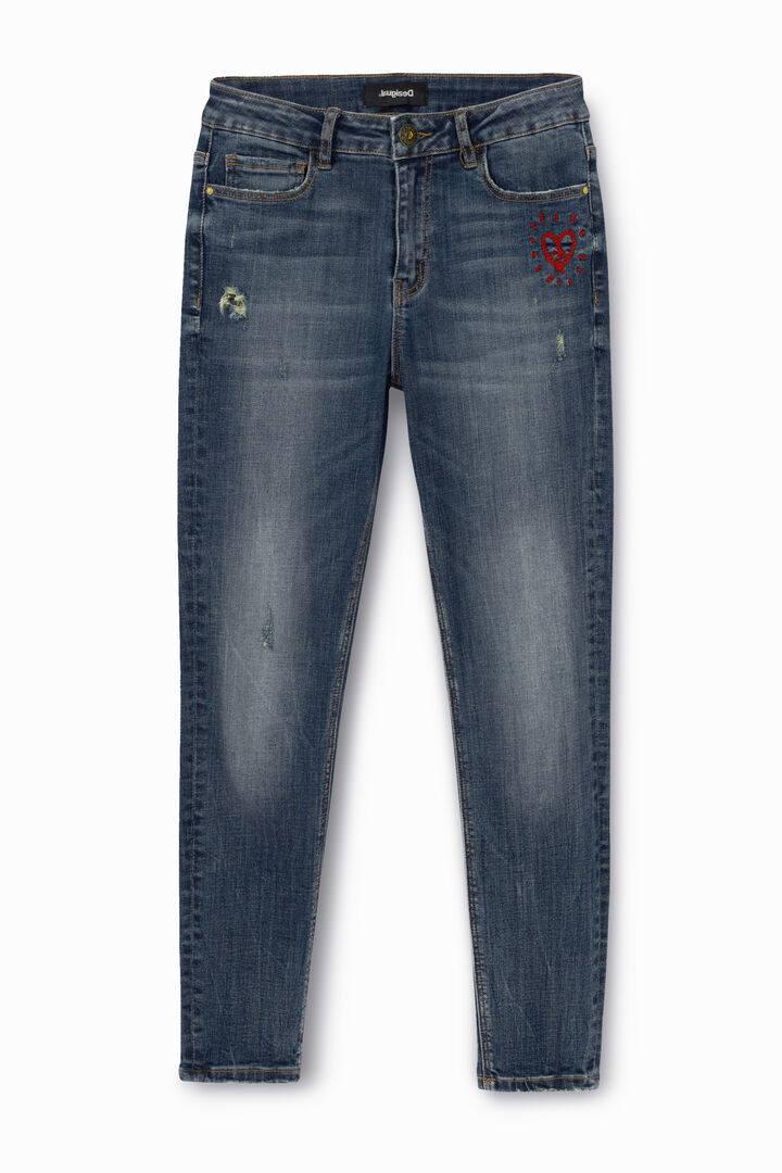 Skinny heart jeans | Desigual