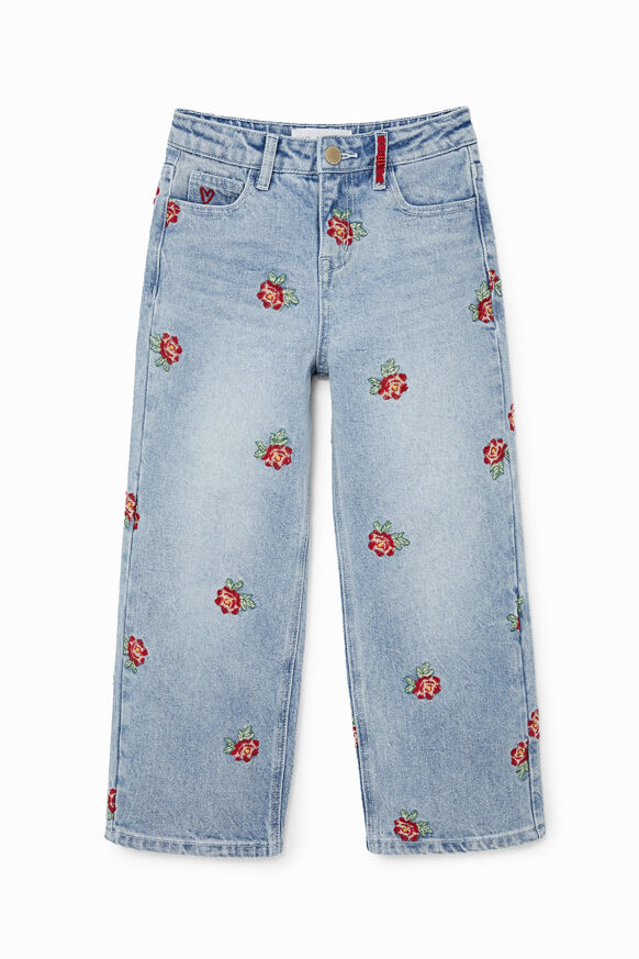 Rose wide-leg jeans | Desigual