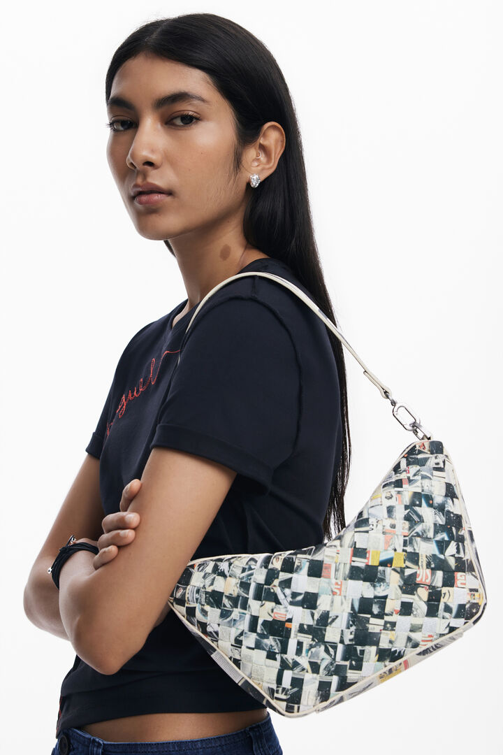 Sac bowling moyen tressé | Desigual