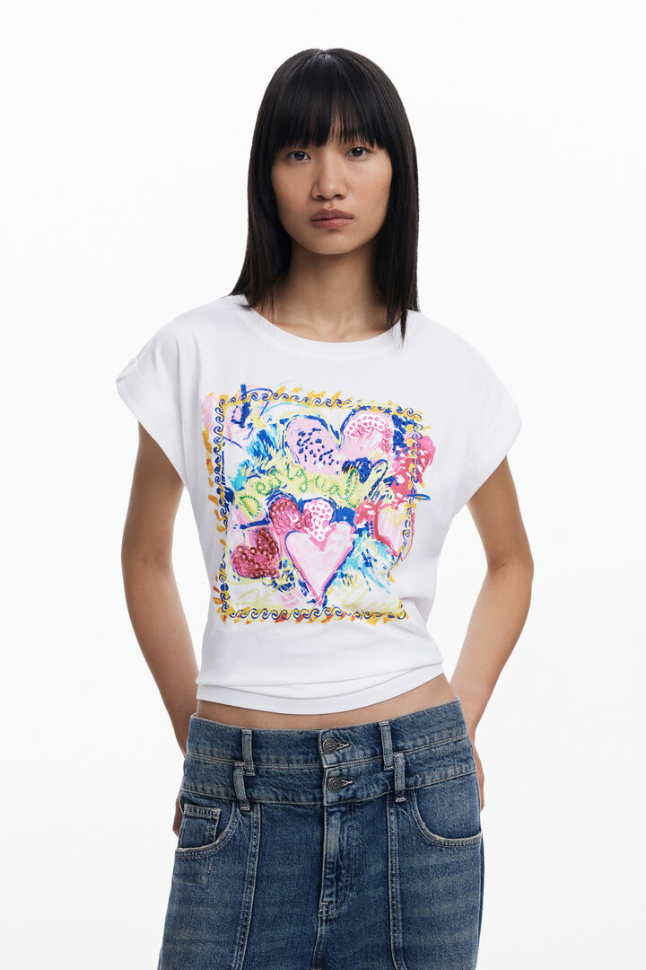 Art square T-shirt