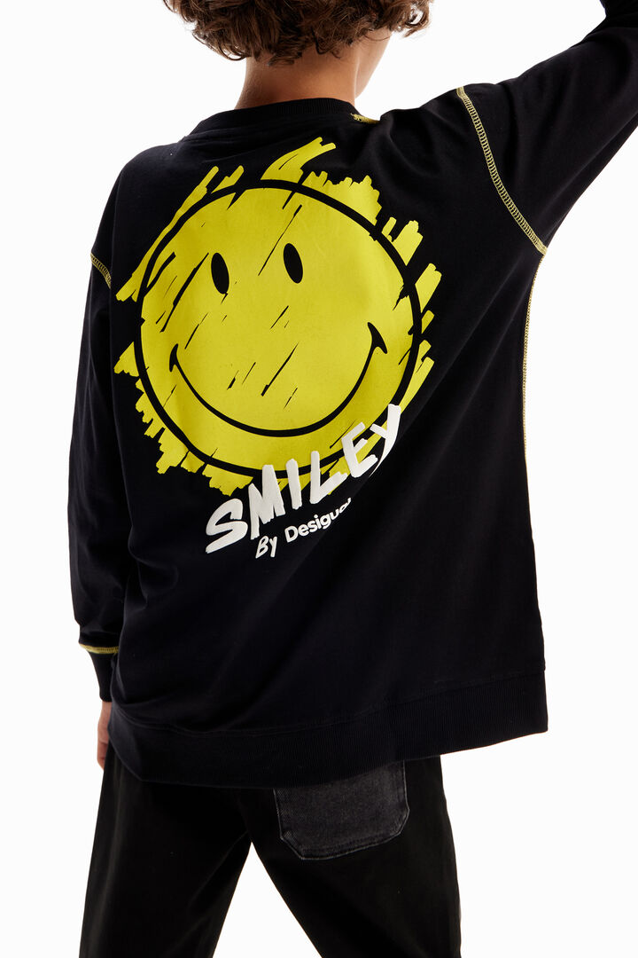 Smiley® contrast T-shirt | Desigual
