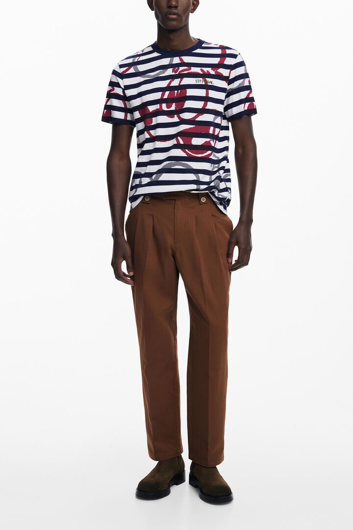 Striped Mickey Mouse T-shirt | Desigual
