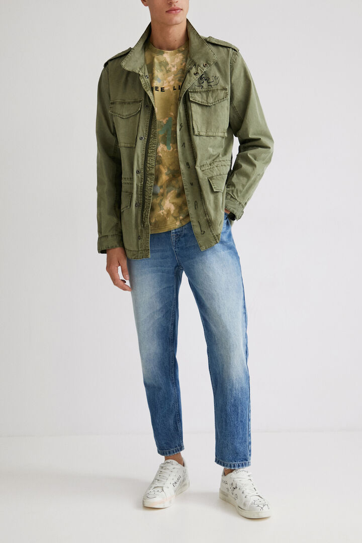 Military parka with pockets | Desigual