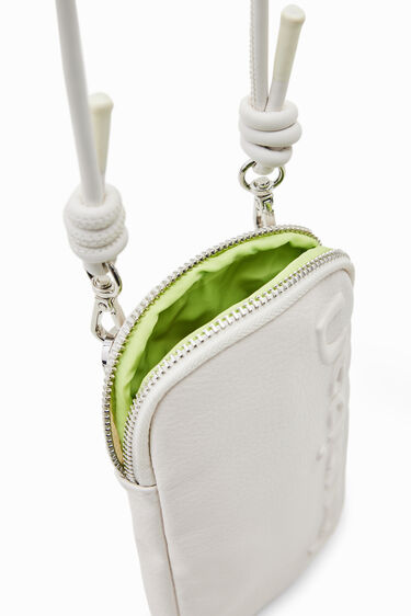 Leather-effect wallet smartphone holder | Desigual