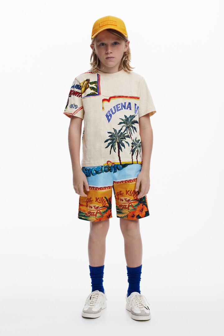BuenaVida postcard T-shirt | Desigual
