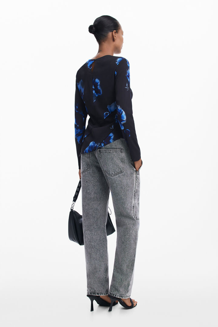 Asymmetric blouse | Desigual