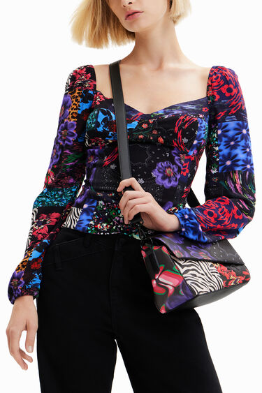 Mala patchwork torba | Desigual