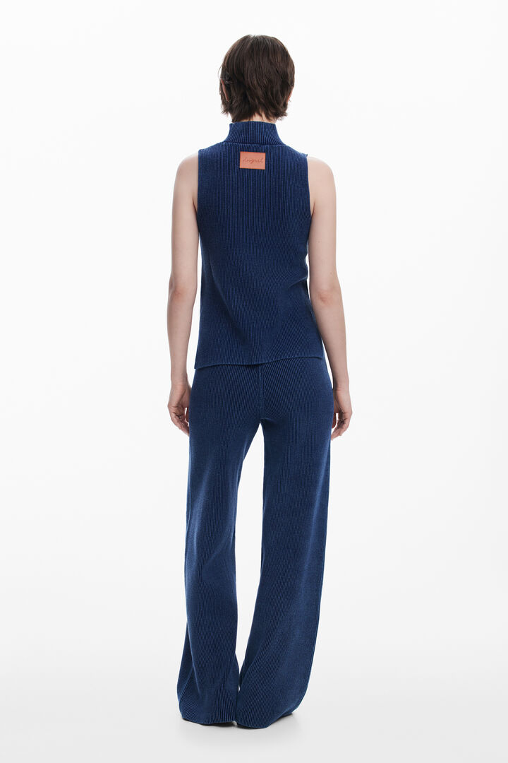Ribbed knit pants | Desigual