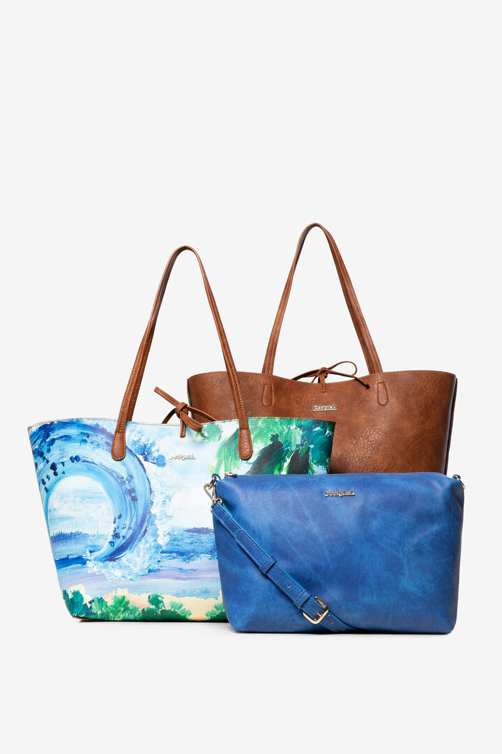 Reversible Tropical Bag Capri | Desigual