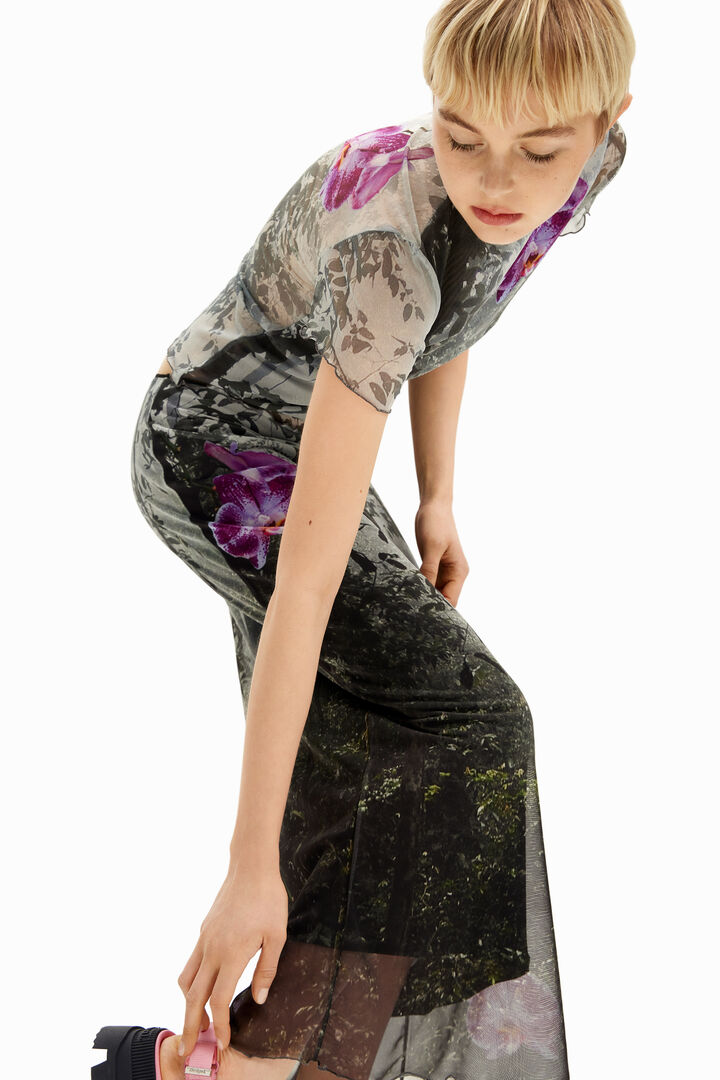 Falda larga bosque Tyler McGillivary | Desigual