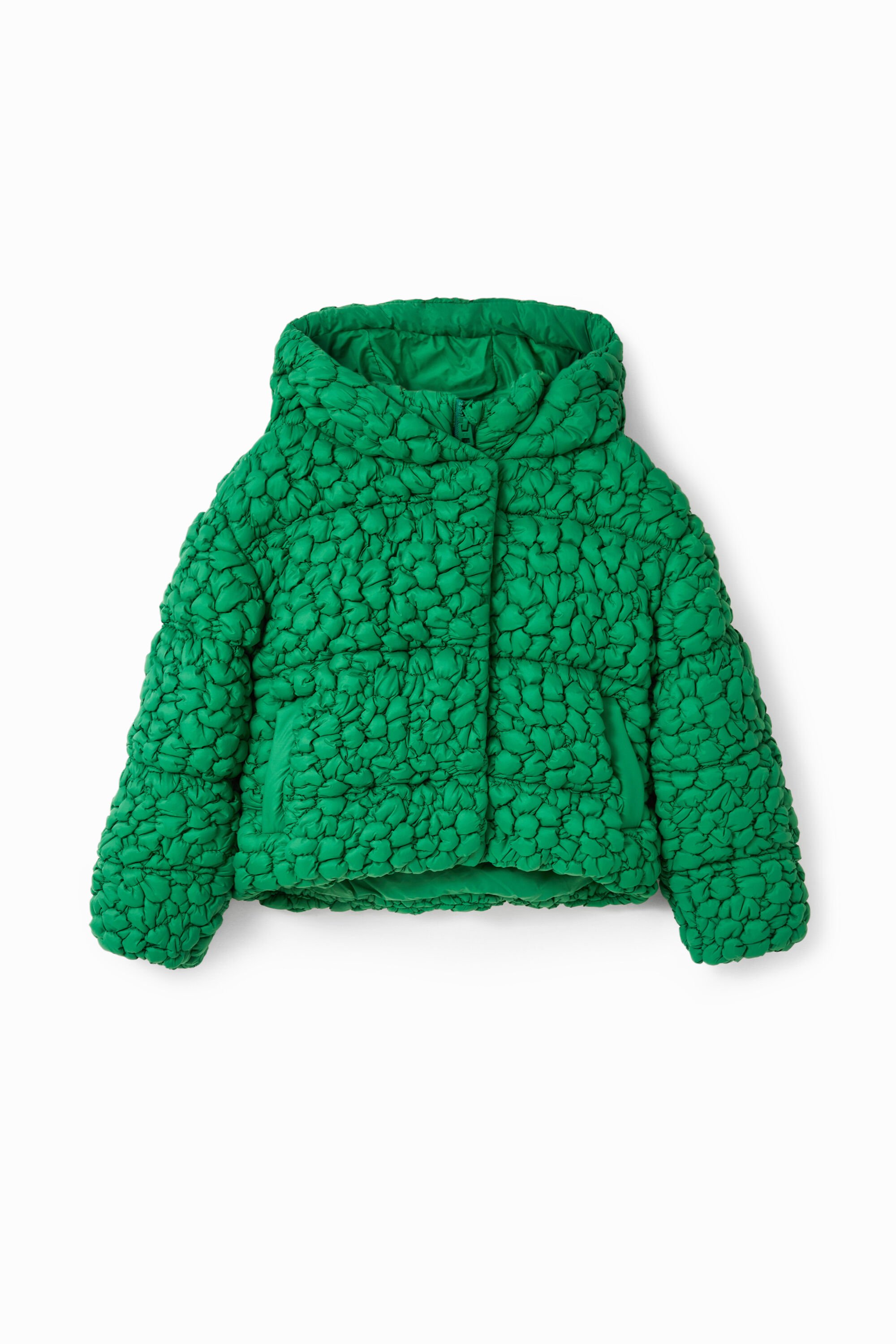 Textured quilted jacket