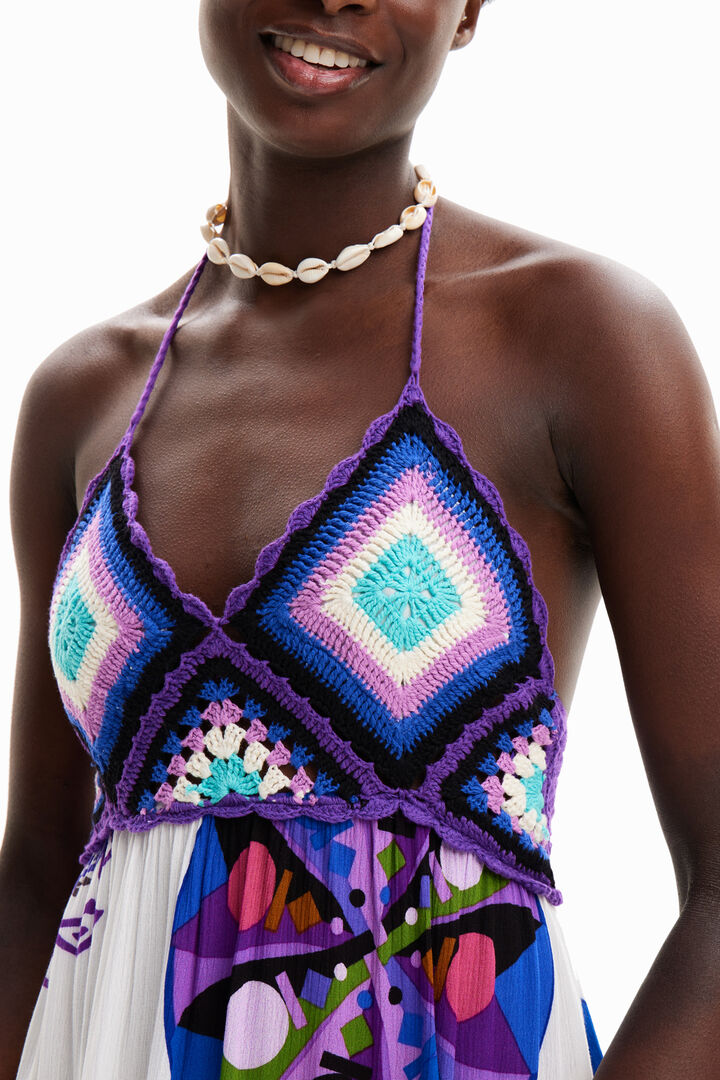 Vestit llarg crochet M. Christian Lacroix | Desigual