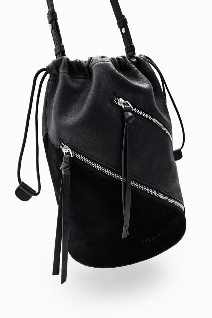 Bolso saco mediano piel | Desigual