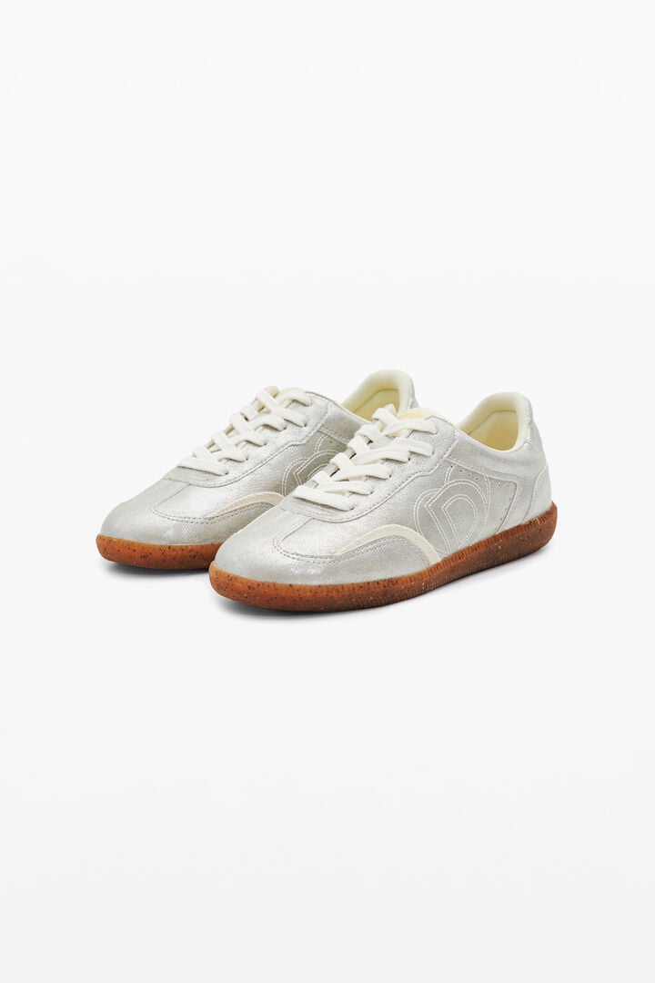 Zapatillas retro metalizadas | Desigual