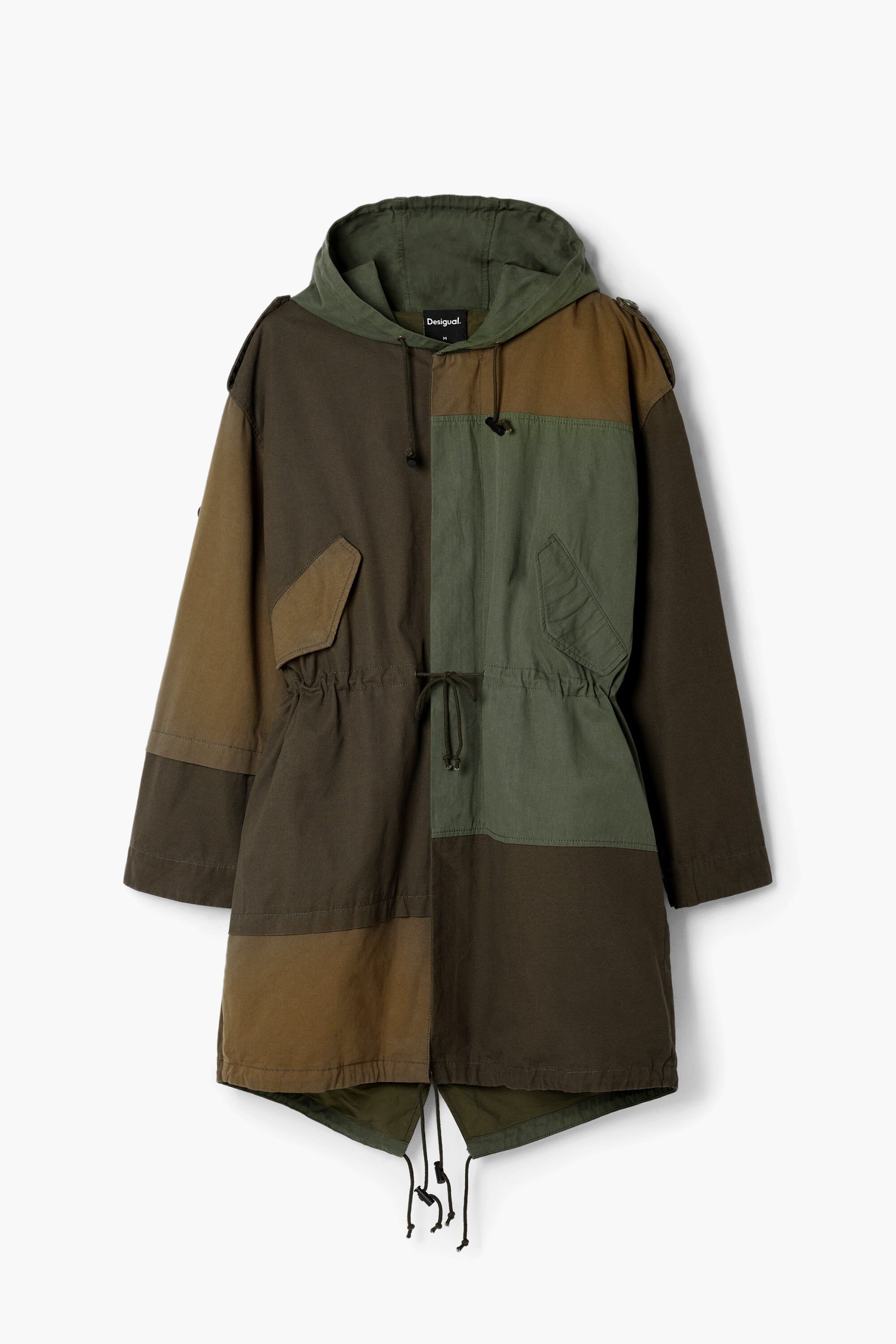 Multitone parka