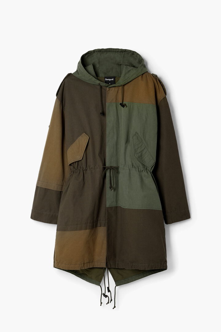 Multitone parka