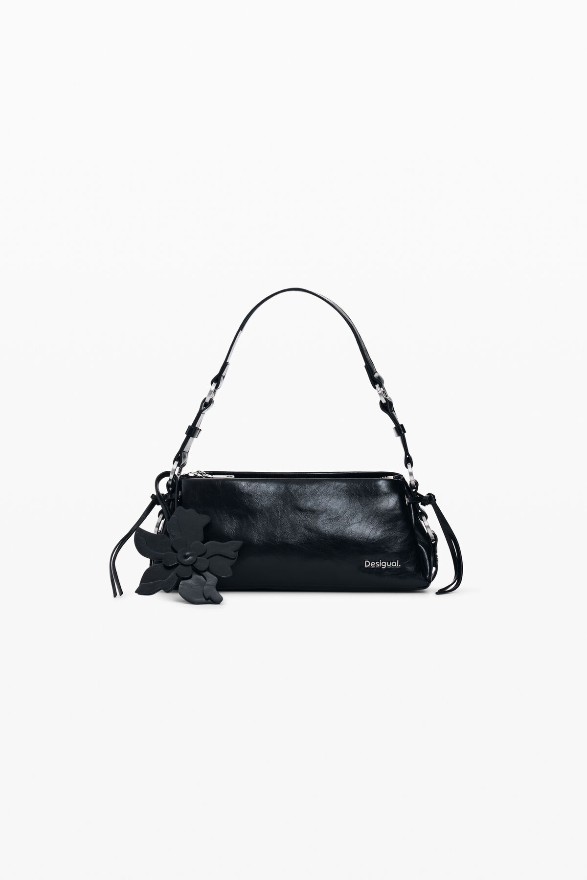 小さなレザー風バッグ 黒 レディースアクセサリーの I Desigual.com