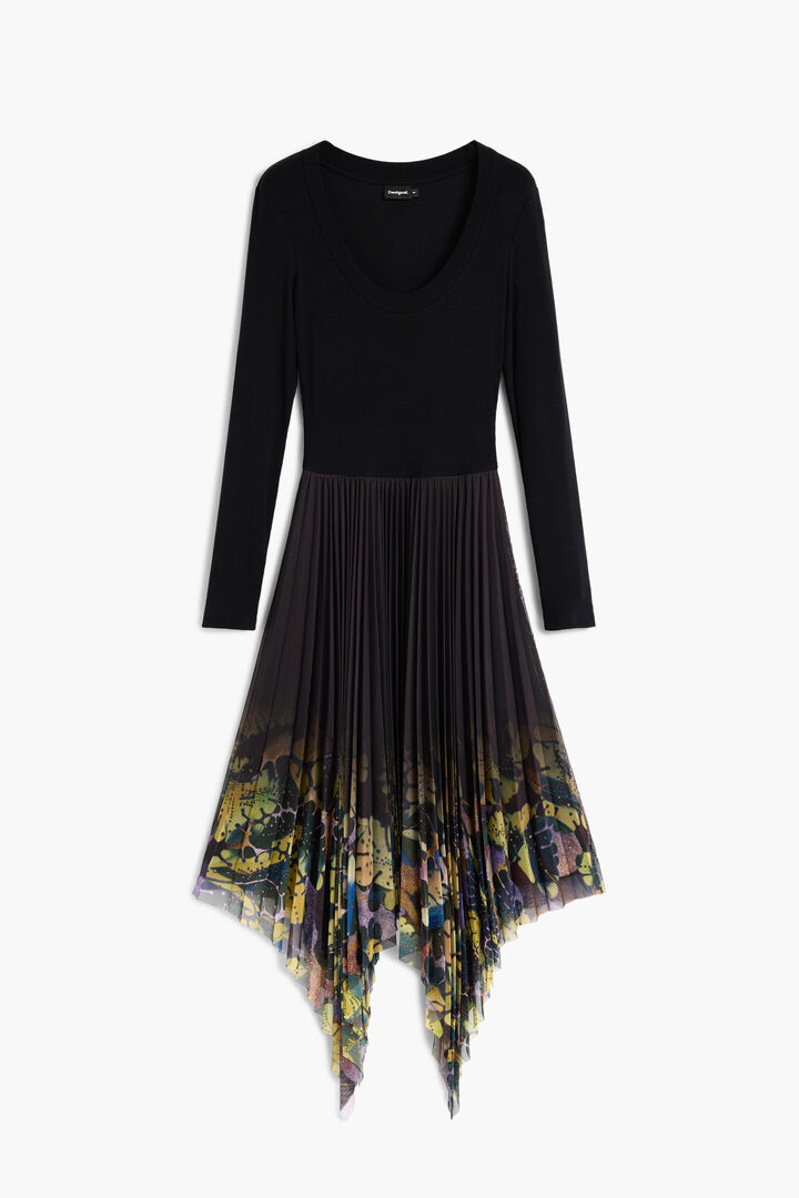 Midi-jurk met lange mouwen M. C. Lacroix