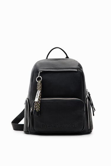 Midsize half-logo backpack | Desigual