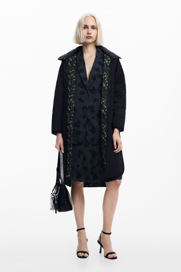 Long padded coat | Desigual