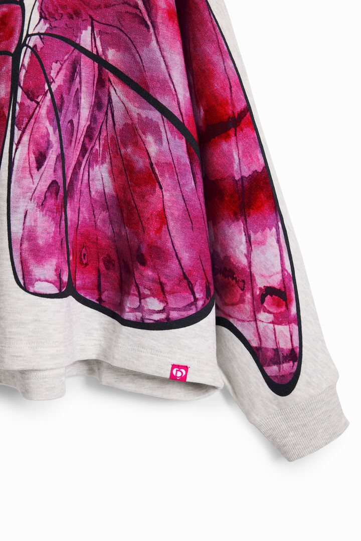 Butterfly cape sweatshirt | Desigual