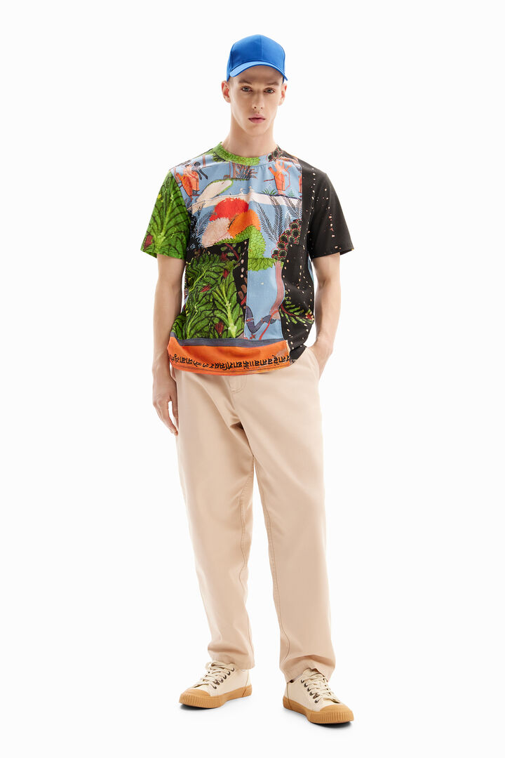 Camiseta patchwork motivos | Desigual