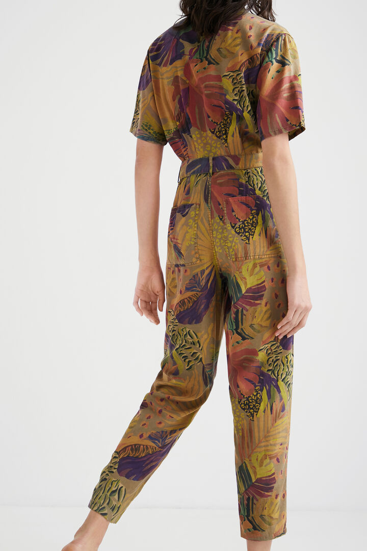 Camoflower Tencel ™ jumpsuit | Desigual