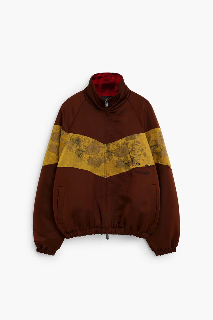 oversize printed jacket