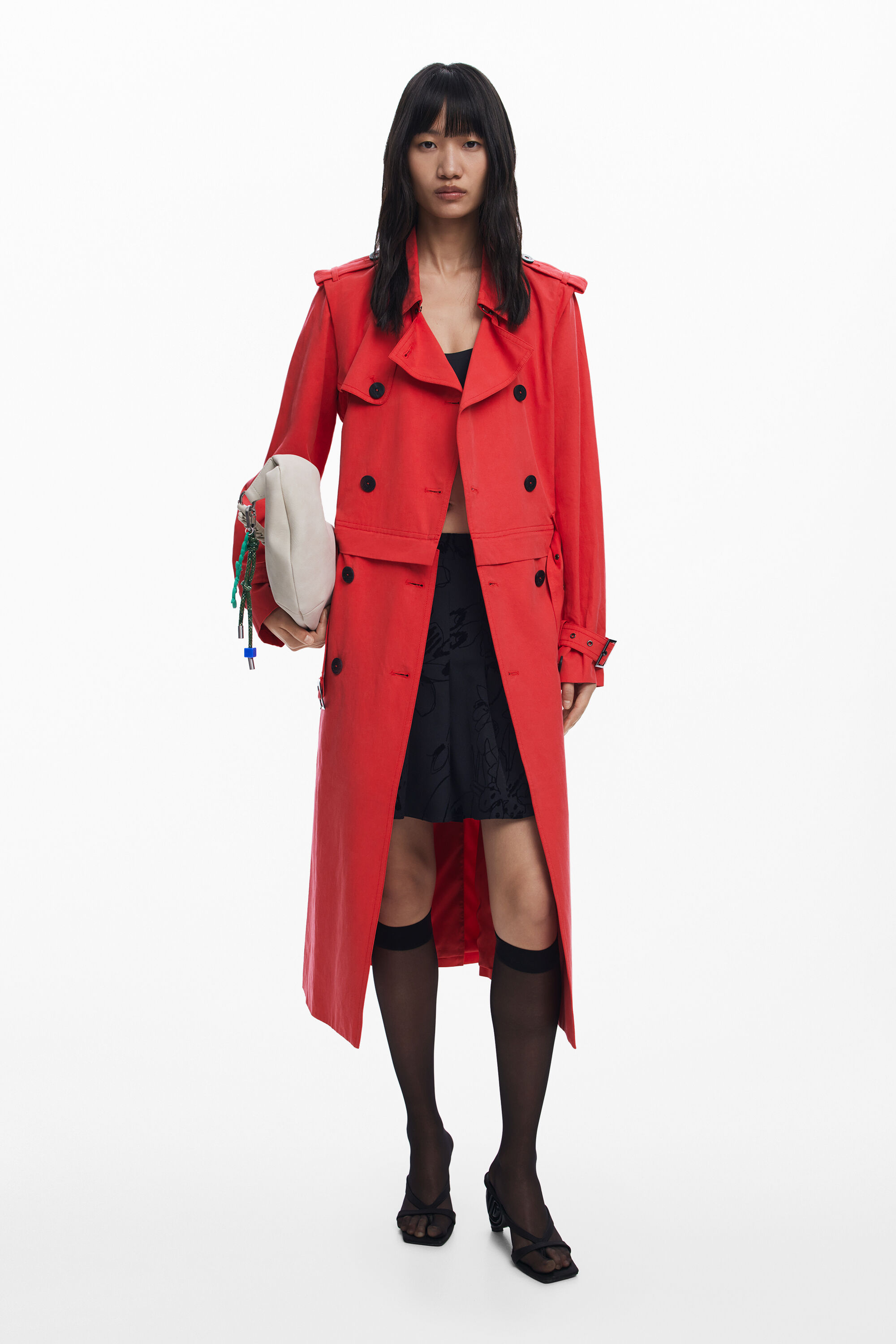Abnehmbarer Trenchcoat