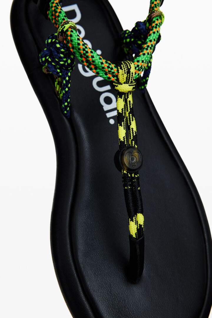 Sandalias planas cuerda | Desigual