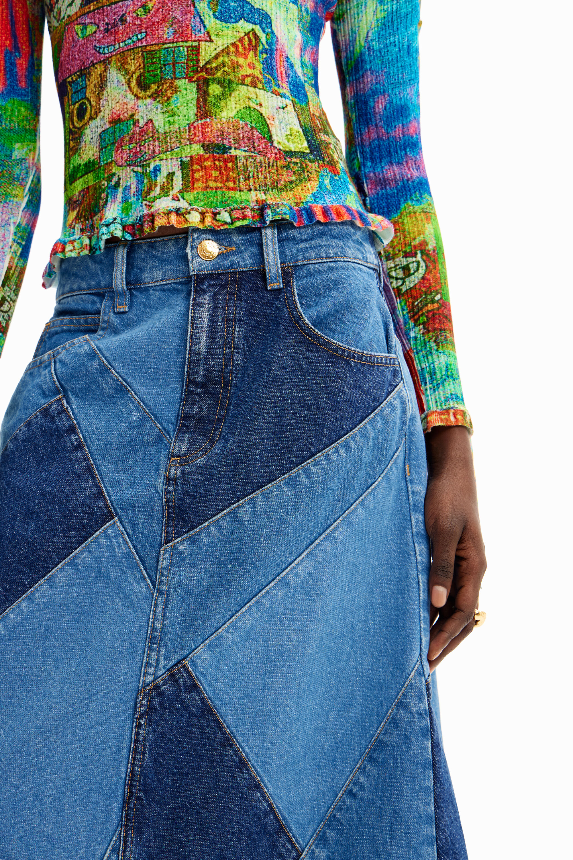 Jupe jean desigual clearance