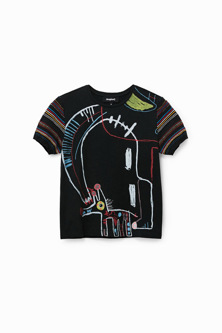 Camiseta manga tricot | Desigual