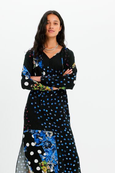 Midi-jurk met stippen | Desigual