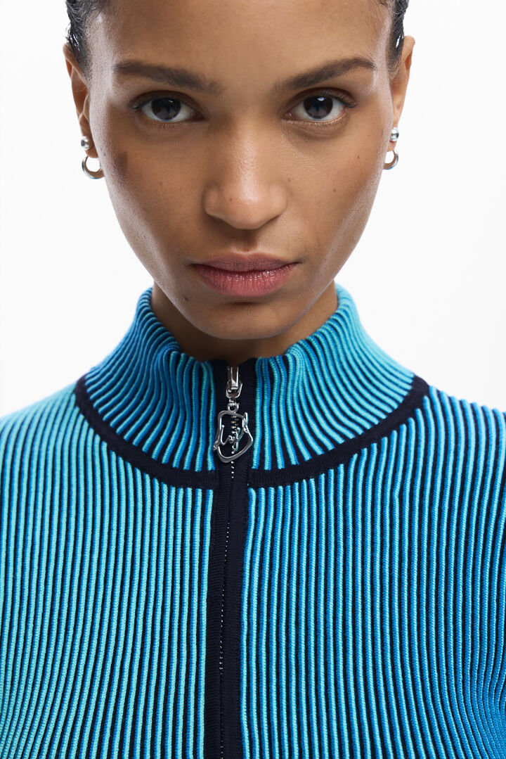 JERSEY CUELLO ALTO ZIPPER | Desigual