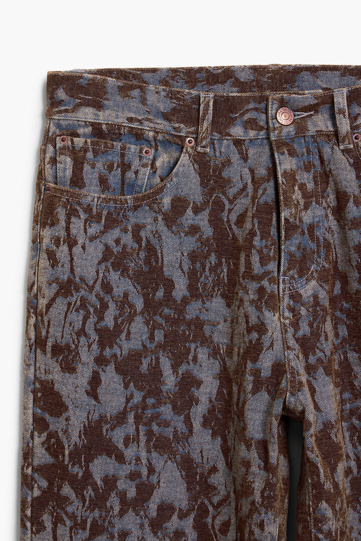 Rechte broek met texturen | Desigual