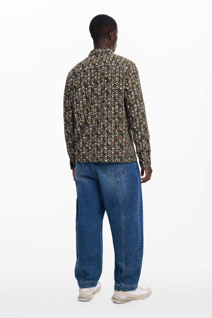 Jacquard men's shirt | Desigual