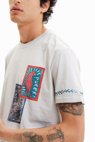 Flicken-Shirt mit Mustern | Desigual