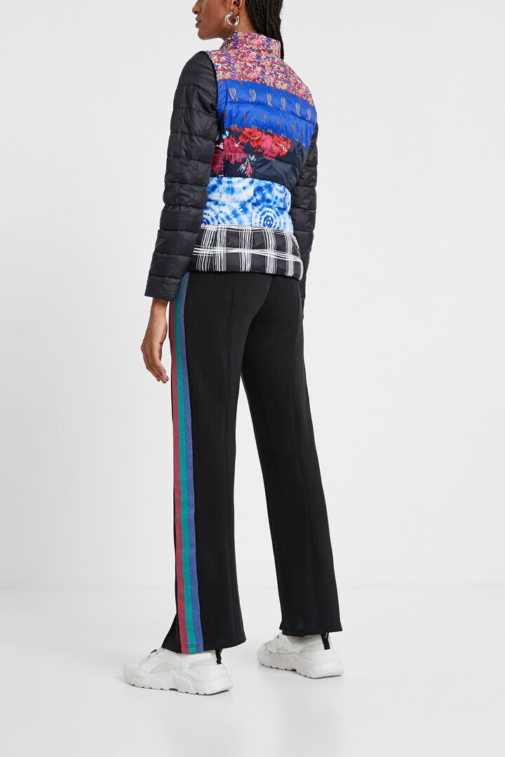 Doudoune éco-friendly patch imprimés | Desigual