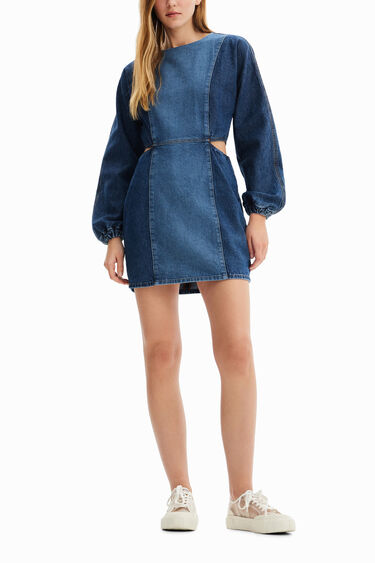 Vestit cut-outs Circular Denim | Desigual