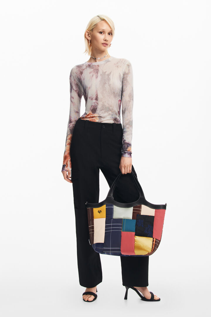 Bolsa geometría asas | Desigual